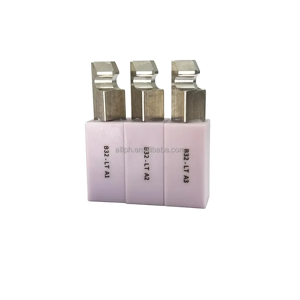 5 Pcs CAD CAM Block B32 LT Dental Glass Ceramic high-strength Lithium Disilicate Ceramic Block for Planmeca System