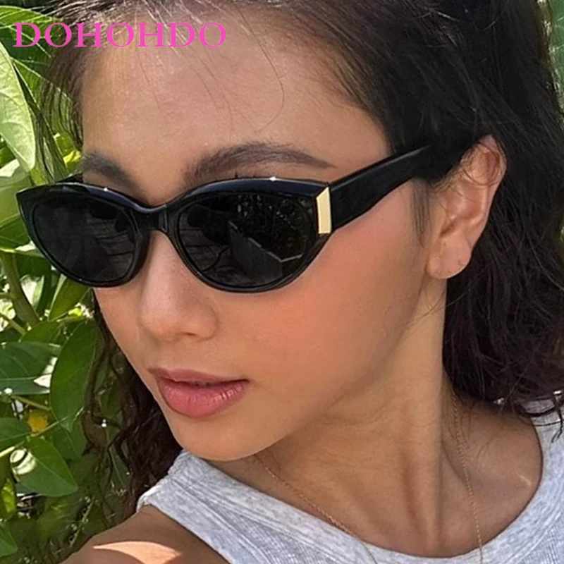 

Retro Cat Eye Sunglasses Women Vintage Small Frame Eyewear Women Men Rivet Sun Glasses Female Luxury Brand Travel Eyewear UV400