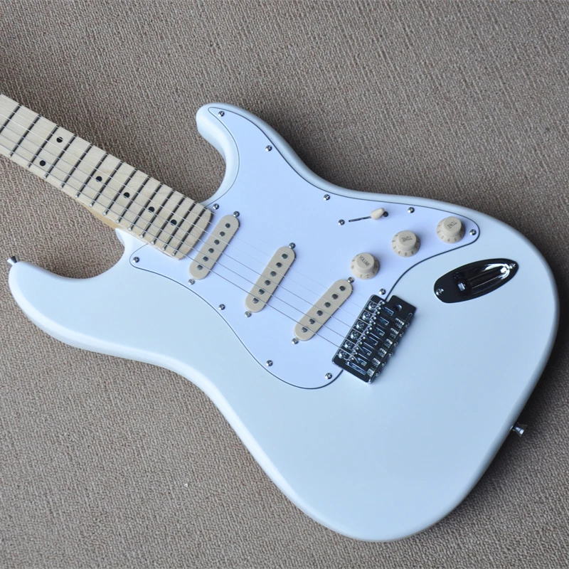 Signature Big Head Notch Electric Guitar White High Quality Factory Shipped OTGT-2073