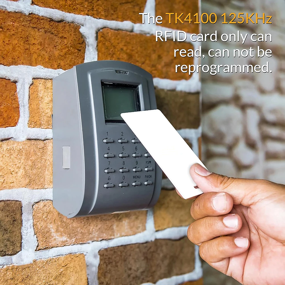 บัตรประจำตัว RFID TK4100 ความถี่ 125 กิโลเฮิร์ตซ์ แบบเหนี่ยวนำ พร้อมช่องสำหรับใส่กุญแจ