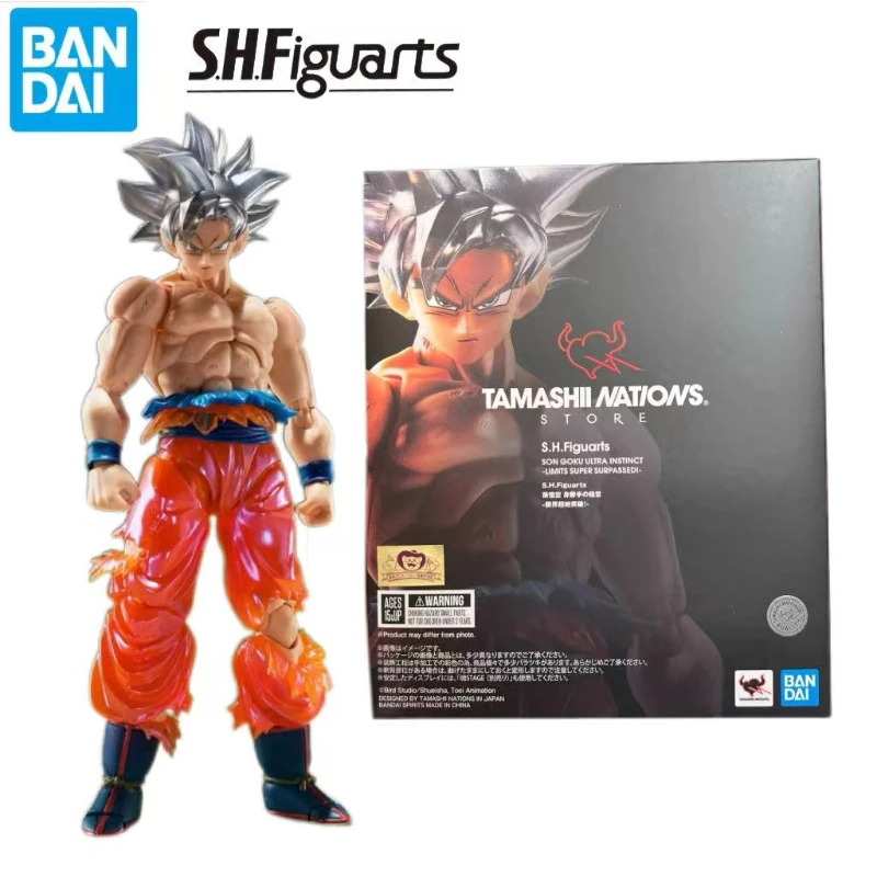 

Фигурка BANDAI S.H.Figuarts SON GOKU Ultra ULTRA INSTINCT, модель из ПВХ, экшн-фигурка для разрушения пределов, модель для сборки