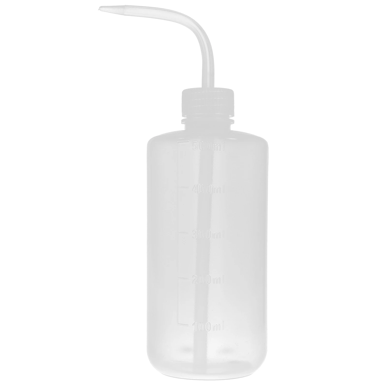 

Plastic Washing Bottle Hairdressing Empty Graduated Scale Refillable Lab Bottle Transparent Safe Easy Control Liquid