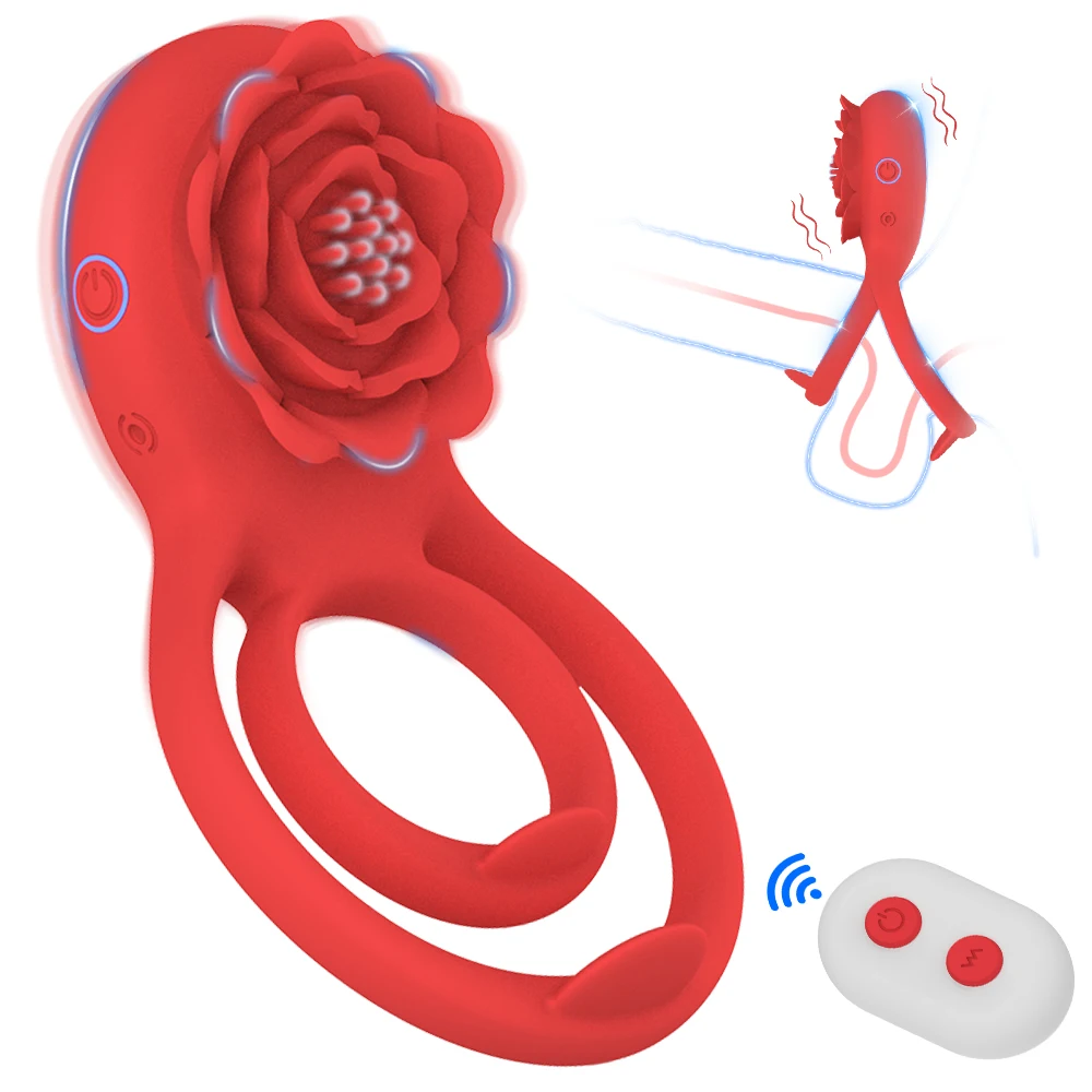 cake vibrating ring plusOne Vibrating Ring Soft Touch Silicone Massager, 5 Vibration Settings,  Teal Color, Waterproof