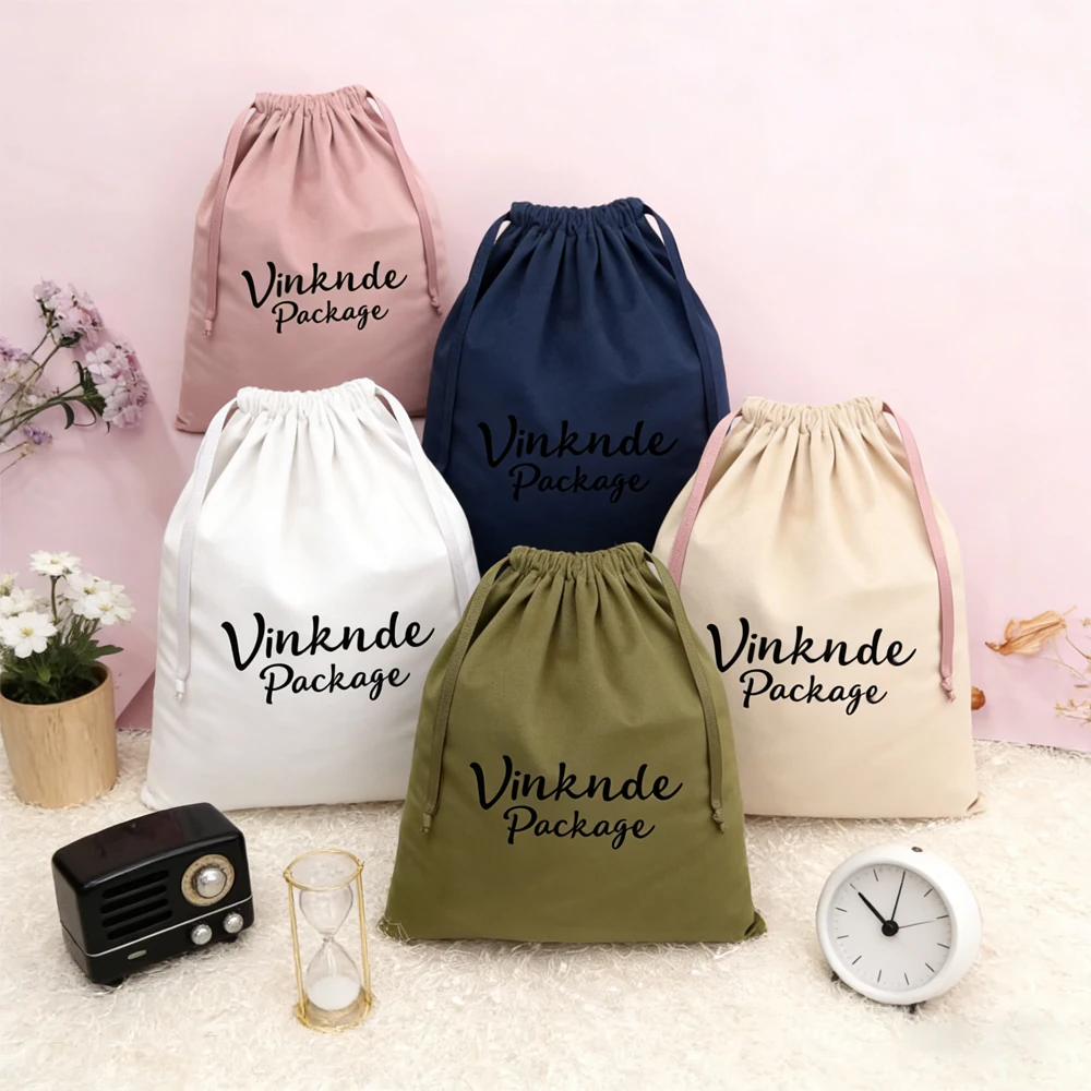 

100Pack Pink Flannel Dust Bag Custom Logo Velvet Drawstring Packaging Pouches 25x30cm Candy Jewelry Cosmetic Perfume Gift Sack