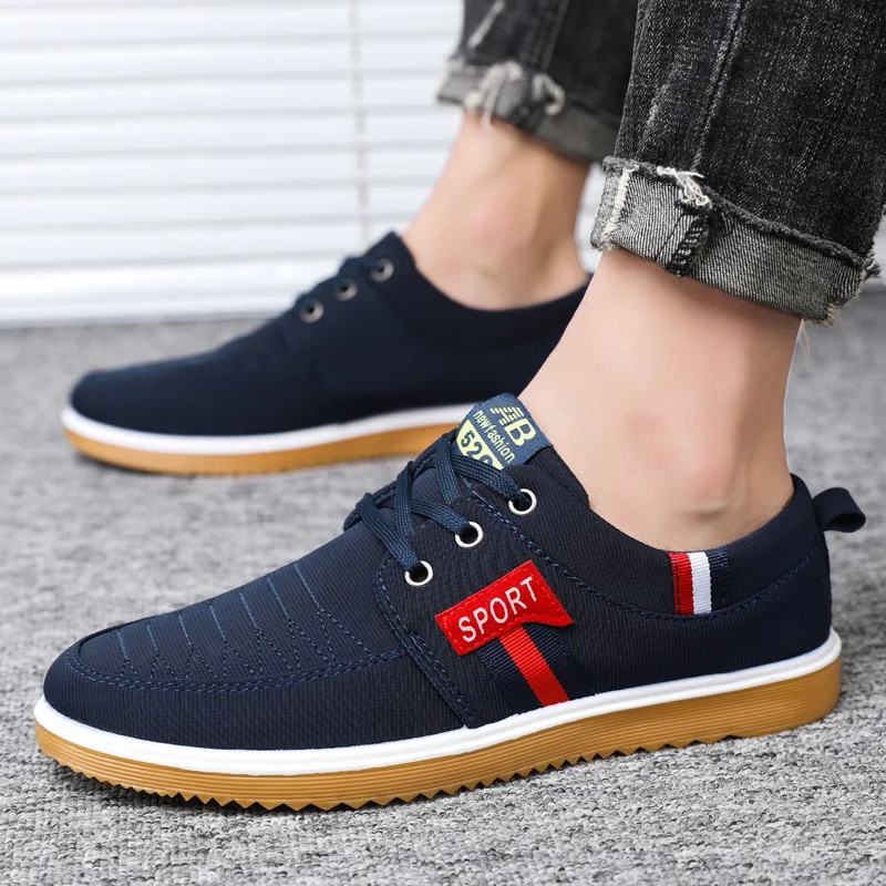 Canvas Shoes Men Spring Summer Classic Loafers Men Casual Shoes Breathable Walking Flat Men Shoes Sneakers tenis masculino