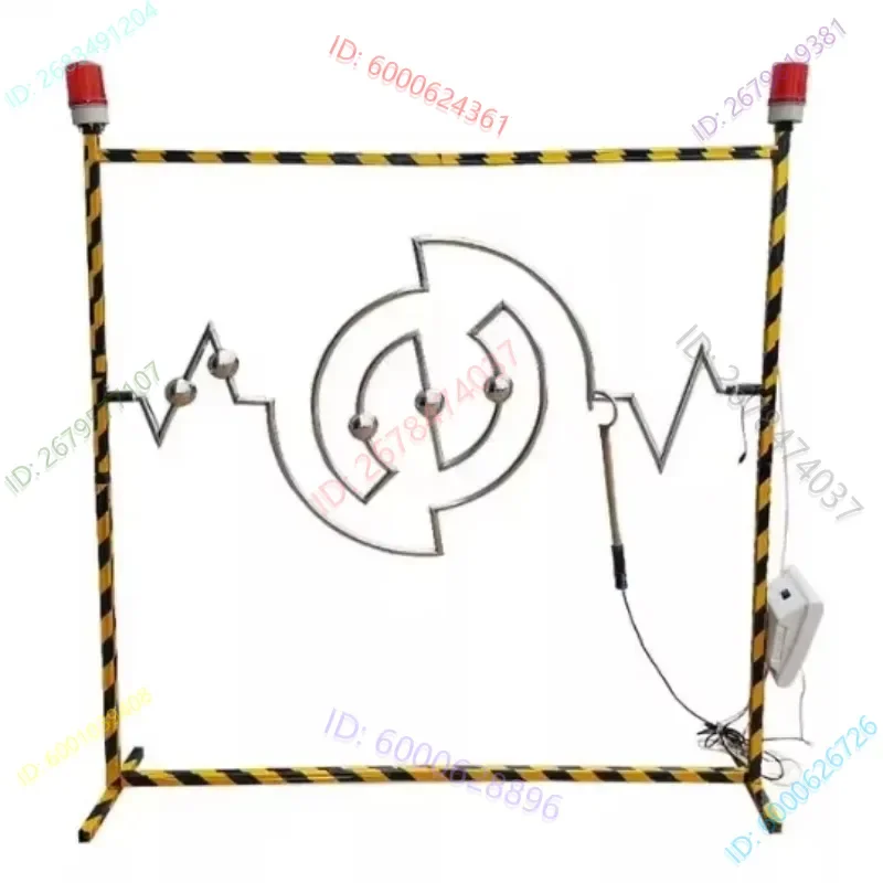 giant kids game stalls steady hand challenge shock reaction  buzz wire game for adult