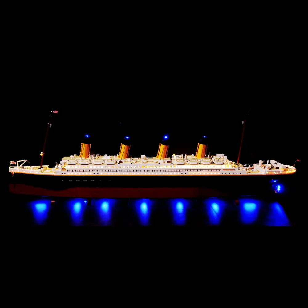 LED Light For 10294 Titanic Ship  Lamp Building Blocks Bricks  (Not Include Block Model)