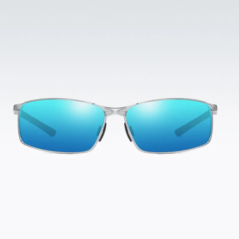 New Photochromic Men Polarized Sunglasses Male Metal Square Glasses Driving Sun GlassesOutdoor Sports Cycling Goggles
