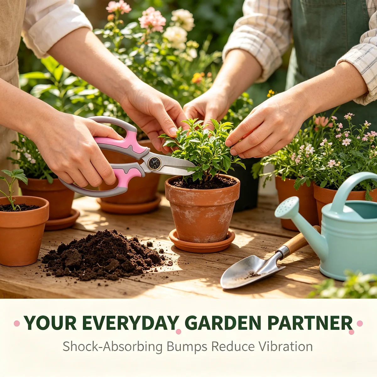 Professional Flora lScissors,Garden Watering Can,Gardening Shears for Pruning, Home Garden Use, Premium Floral Craft Tools