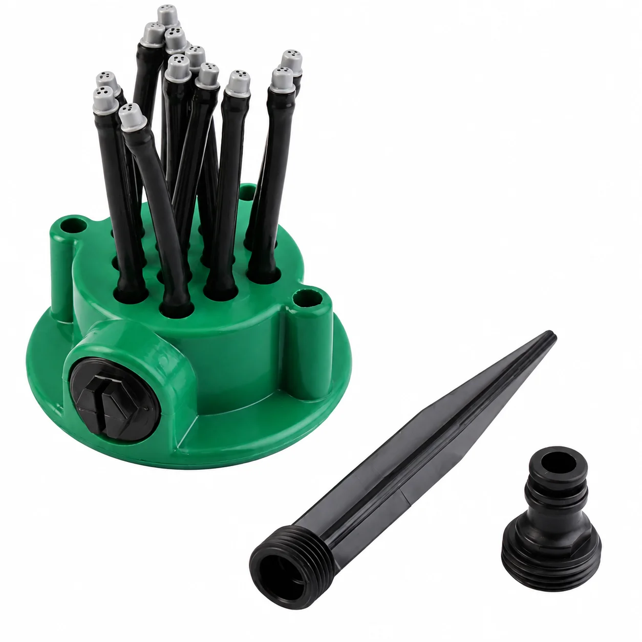 Garden Irrigation Sprinkler Adjustable Water Spray Tool for Yard Lawn Watering High-Strength Plastic Durable Garden Hose Kit