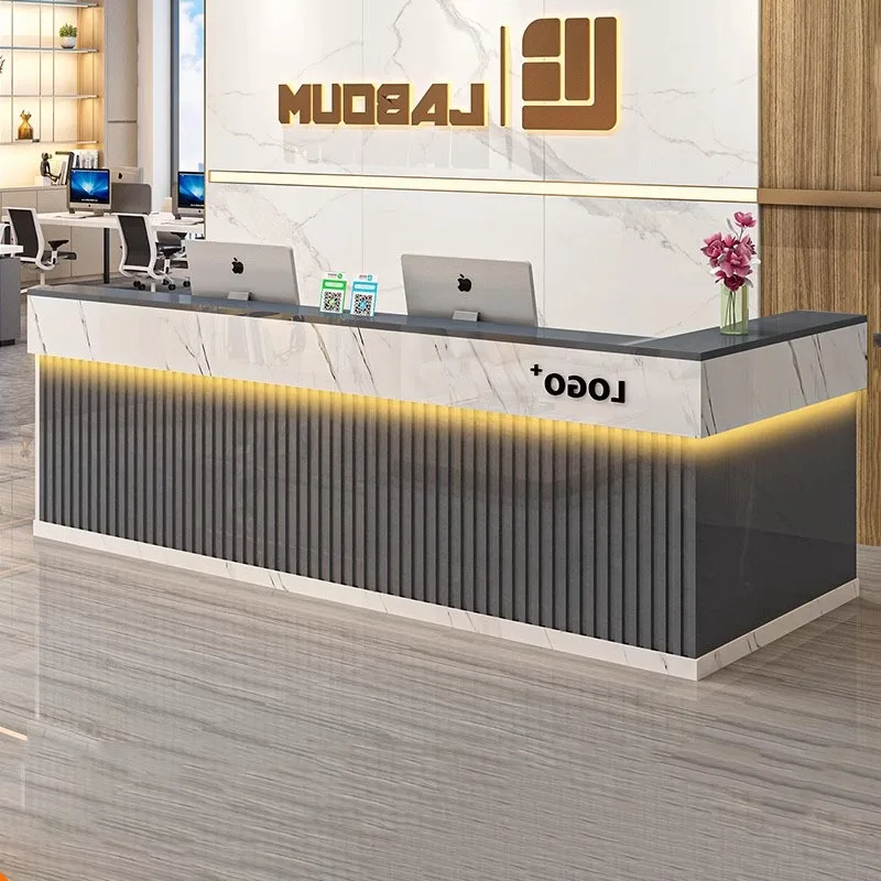 

Decorations Simple Reception Desk Counter Luxury Hotel Reception Desks Modern Cashier Escritorio De Recepcion Salon Furniture