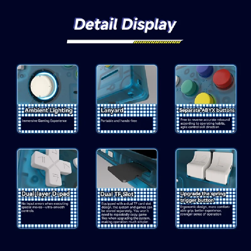 Retro Handheld Gaming Consoles Mini40  Game Player 4.0 Inch Hd Screen Portable Nostalgic Gaming Device Support Psp Gba Emulator