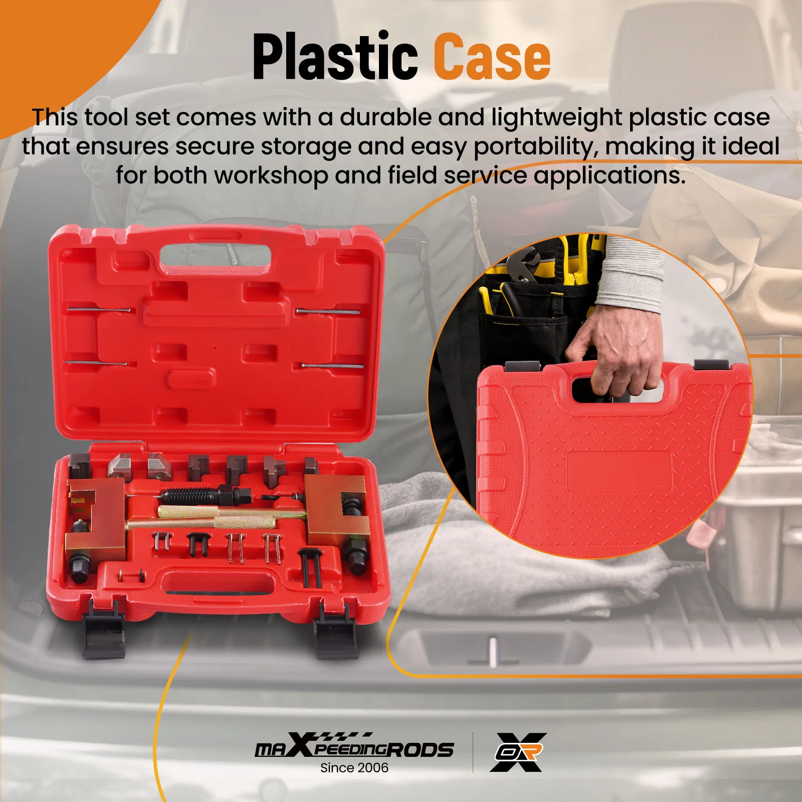 Camshaft Engine Timing Chain Riveting Tool for Benz M271 M272 Simplex Duplex