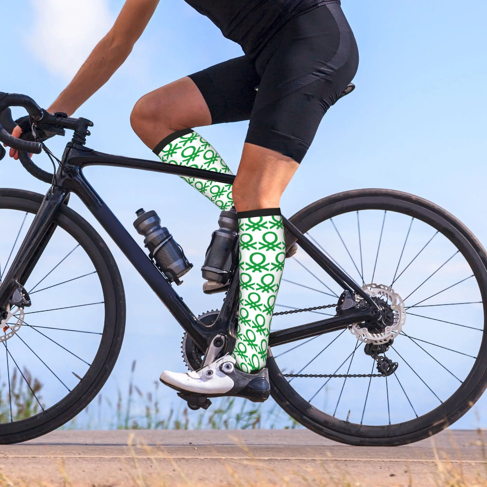United Colors Of Benettons Men's Sports Compression Socks Unisex Novelty  Spring Summer Autumn Winter Dress Socks view 6