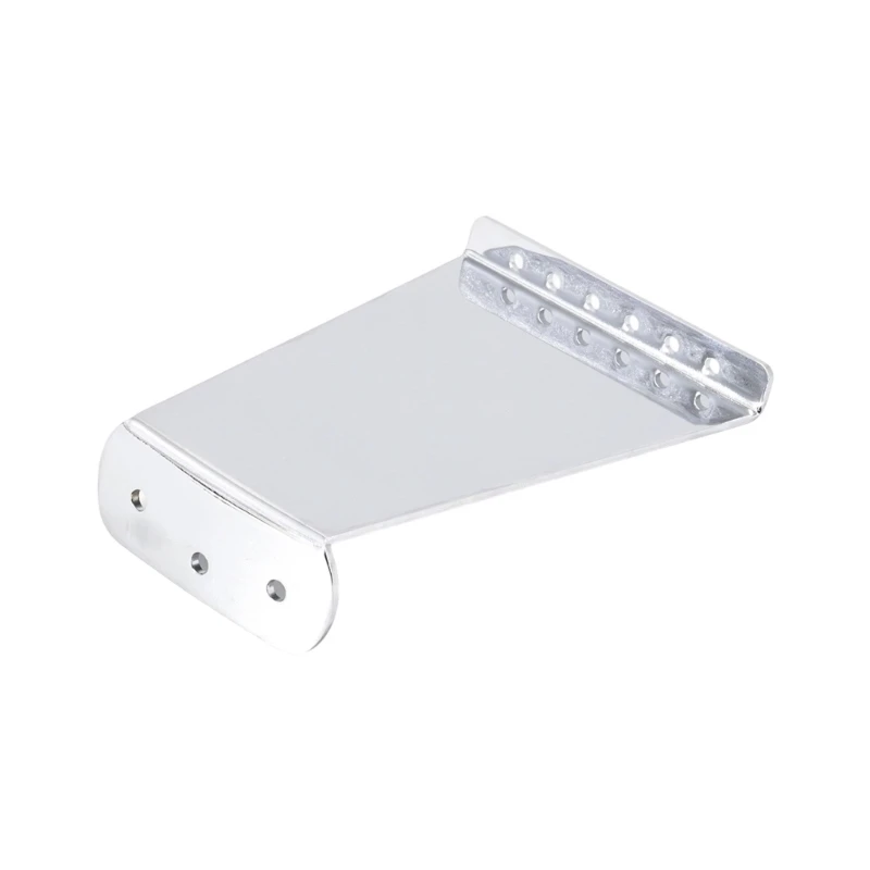 Guitar Metal Bridge Tailpiece Quick Install 6-String Guitar Tailpiece Electric Guitar Tailpiece Replacement Resonator