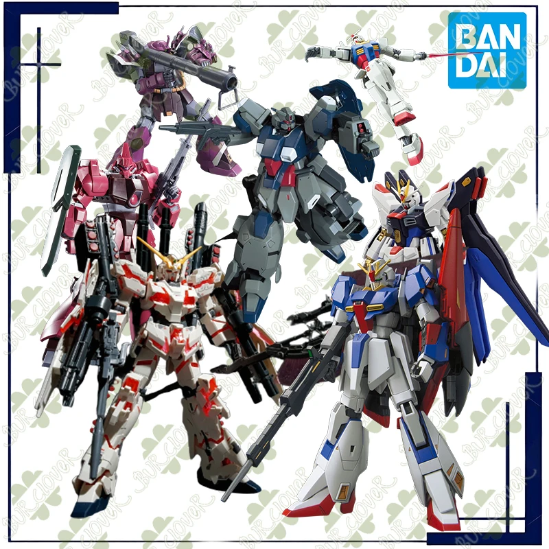 

BANDAI Original HGUC Normal Version GUNDAM series 2 Anime Action Figure Toys For Kids Gift