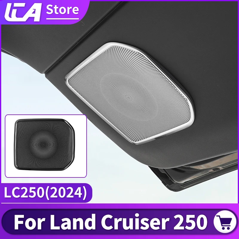 For Toyota Land Cruiser 250 2024 Tailgate Trunk door panel horn Decoration Cover LC250 Interior upgraded Accessories Tuning