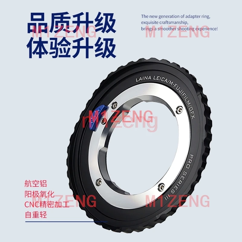 

LM-GFX adapter ring for leica m lm zm vm Lens to fujifilm g mount GFX50S GFX50R GFX100 GFX100II GFX100s GFX50SII camera