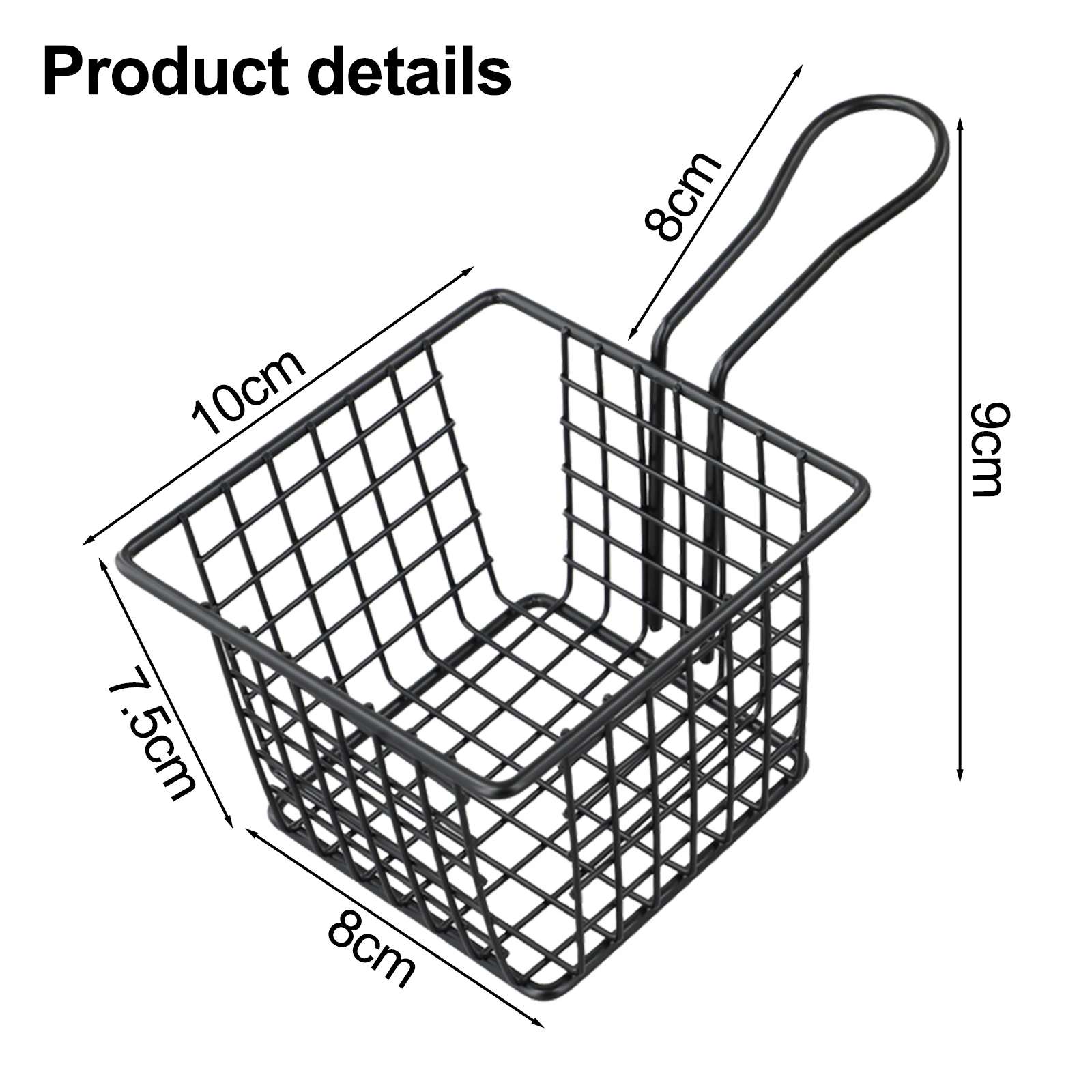 1pc Potato Fries Basket For French Fries Basket Food Bucket Snack Chips Container Tableware Pub Nightclub Snack Basket