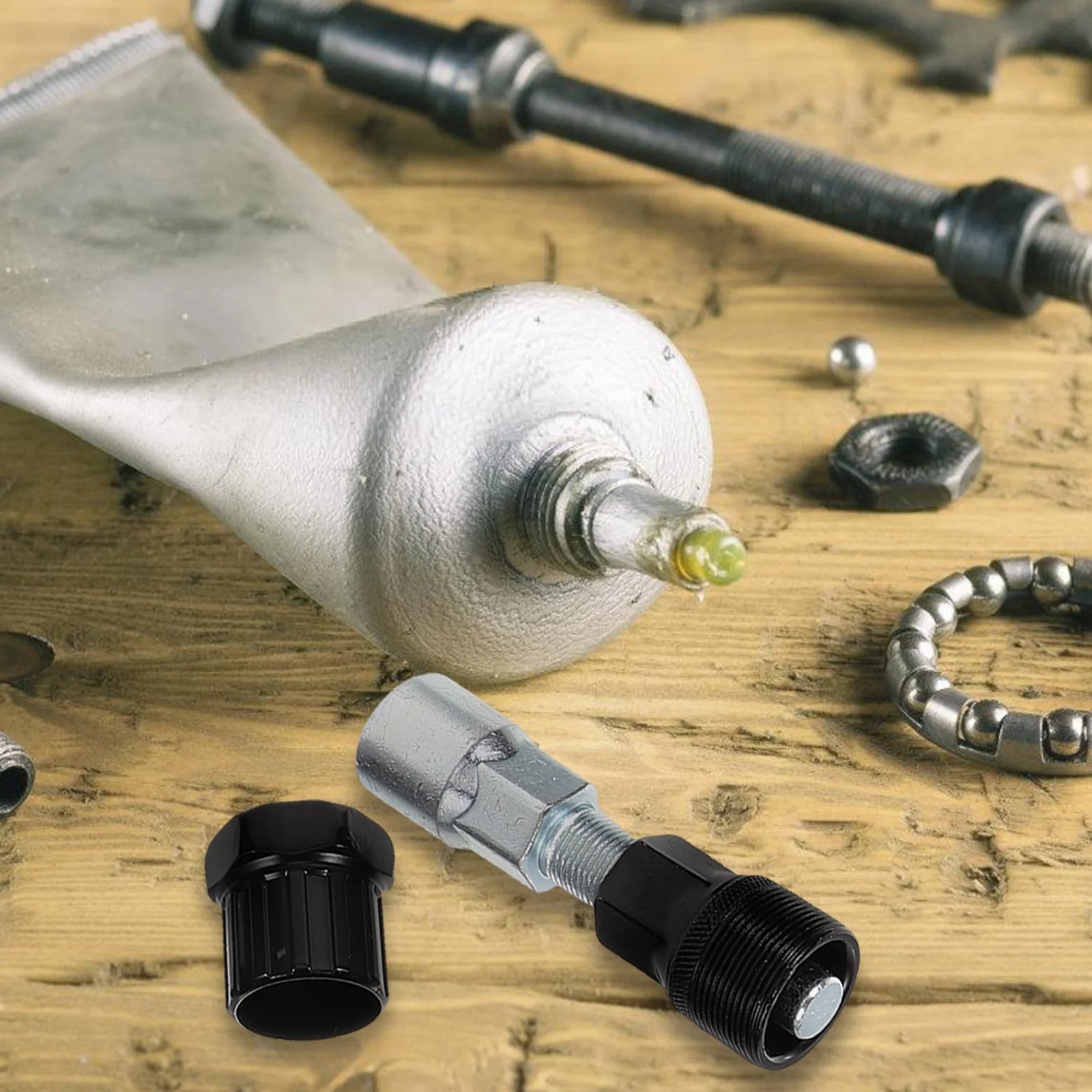 

Central Shaft Wrench Tool Crank Arm Remover Extractor Disassembler Crankset Puller Bottom Bracket Removal