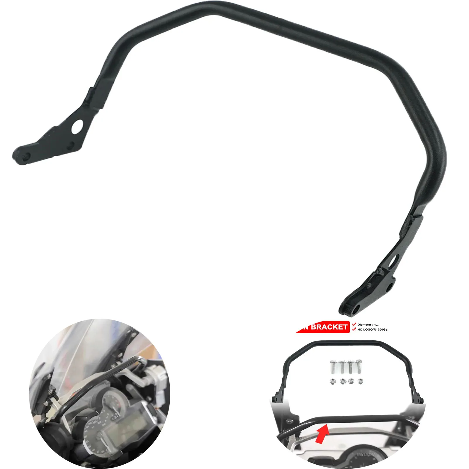 

Motorcycle 12MM Mobile Phone Navigation Bracket Support For BMW R1250GS R1200GS R1250 GS ADV R 1200 1250 GS LC Adventure 18-2020