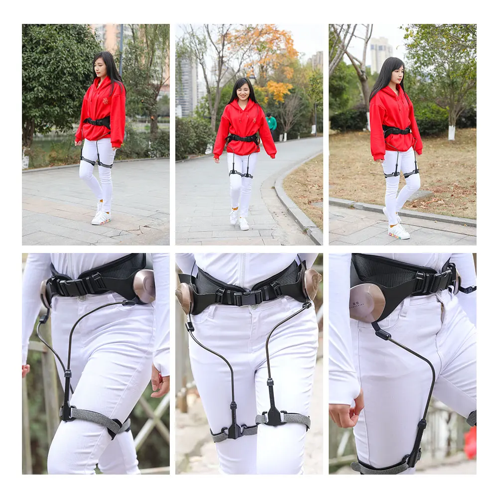 Walking Aids for The Elderly Leg Rehabilitation Training Device Stroke Hemiplegia Assisstant Walker Disabled Lower Limb Walker