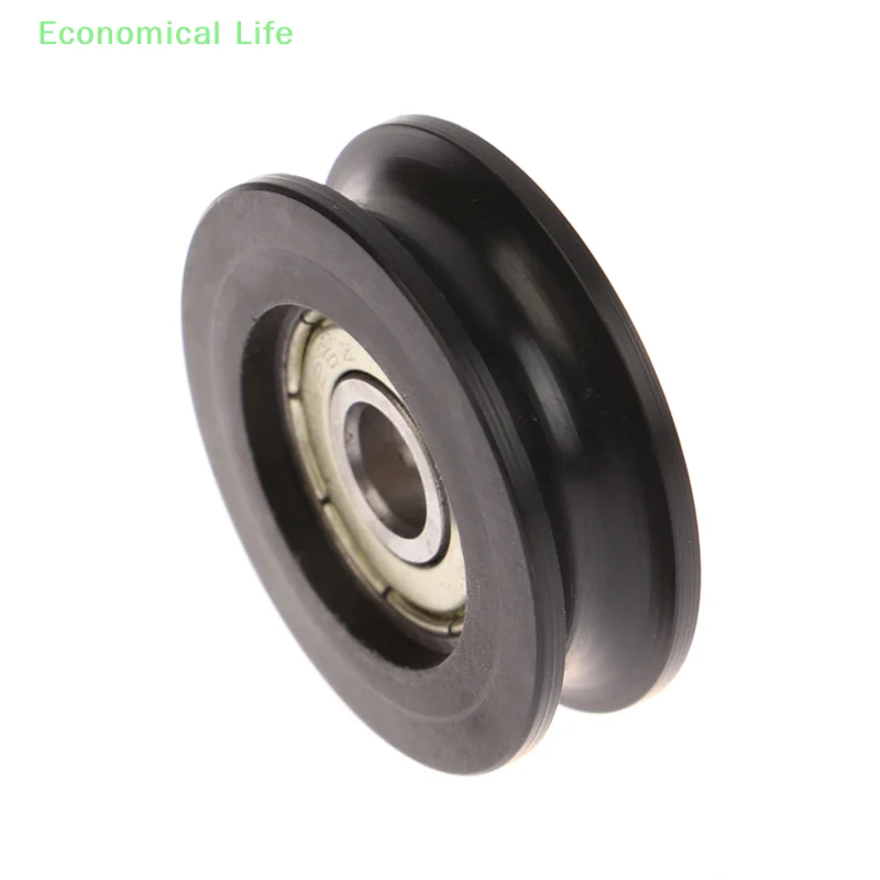 For Slide Door Window U Groove Roller Pulley 626 Bearing Steel Bearing Roller Injection-coated U-shaped Pulley Wheel