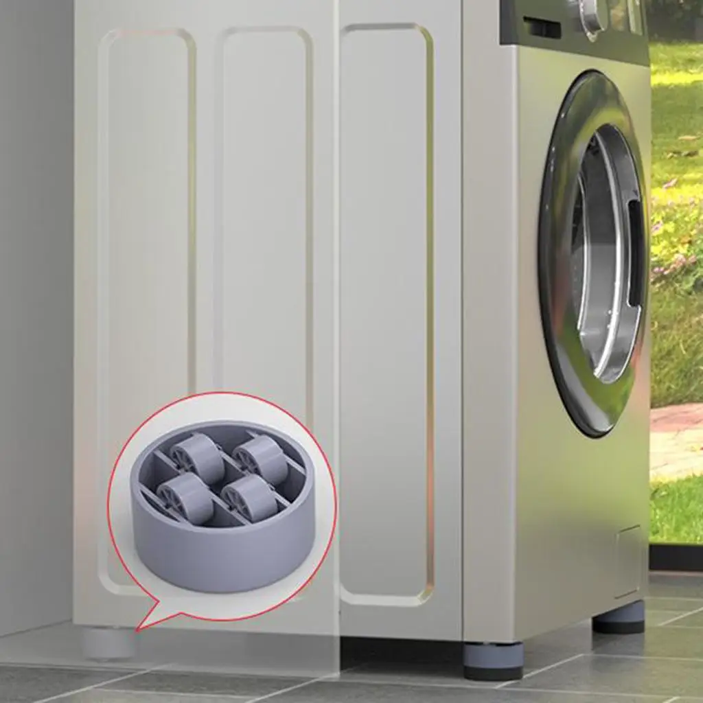Anti Vibration Feet Pad Anti Rubber Foot Pad for Dryers, 4 Types