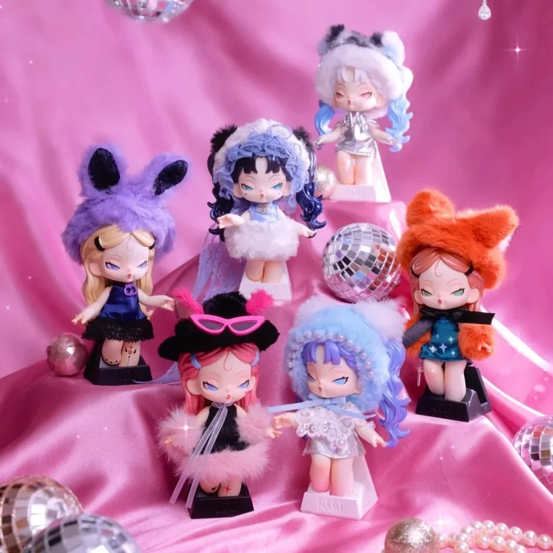 

Dodo Nami Midnight Disco Blind Box Toys Nami Disco Mystery Box Beautiful Dolls Pvc Model Pendant Trendy Girl'S Birthday Gifts