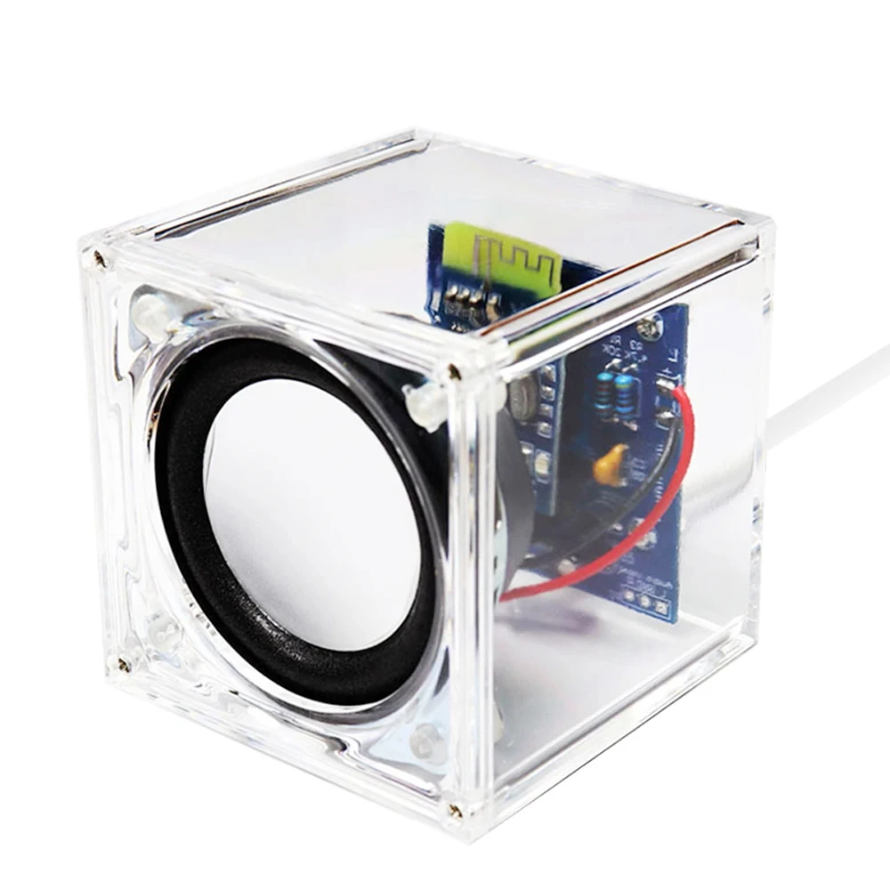 DIY zestaw głośników Bluetooth elektronika do samodzielnego wykonania projekt lutowania elektroniczny zestaw zrób to sam montażu nimi głośniki 1*3W