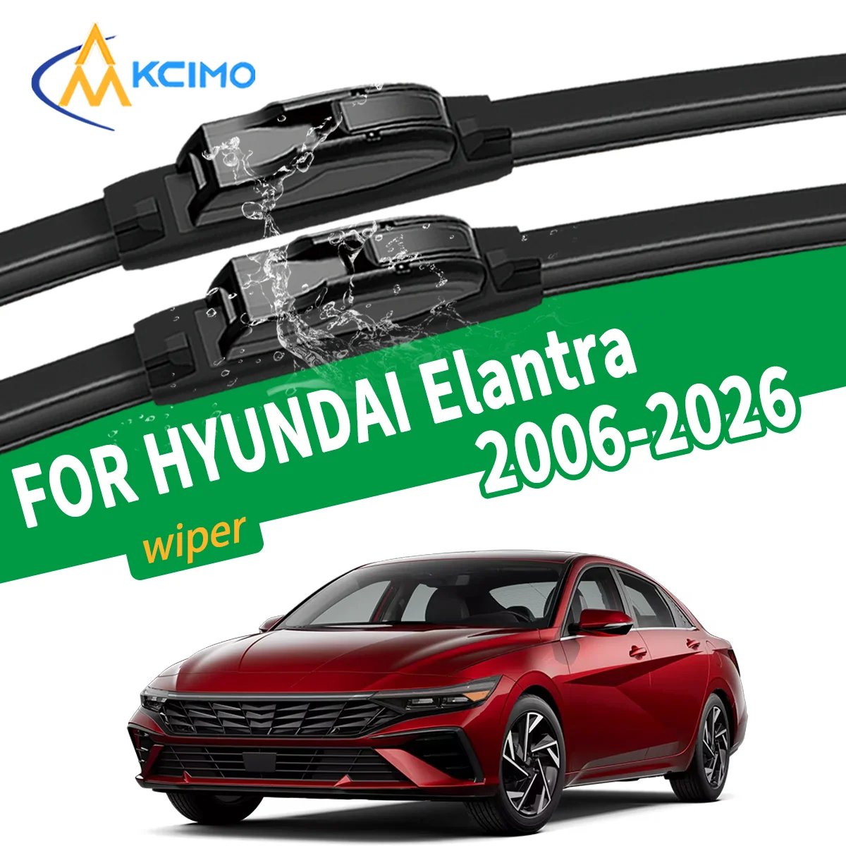 

For HYUNDAI Elantra iv saloon Windshield Wiper Blades Silent Automotive Replacement Parts Premium Quality Front Window Wiper