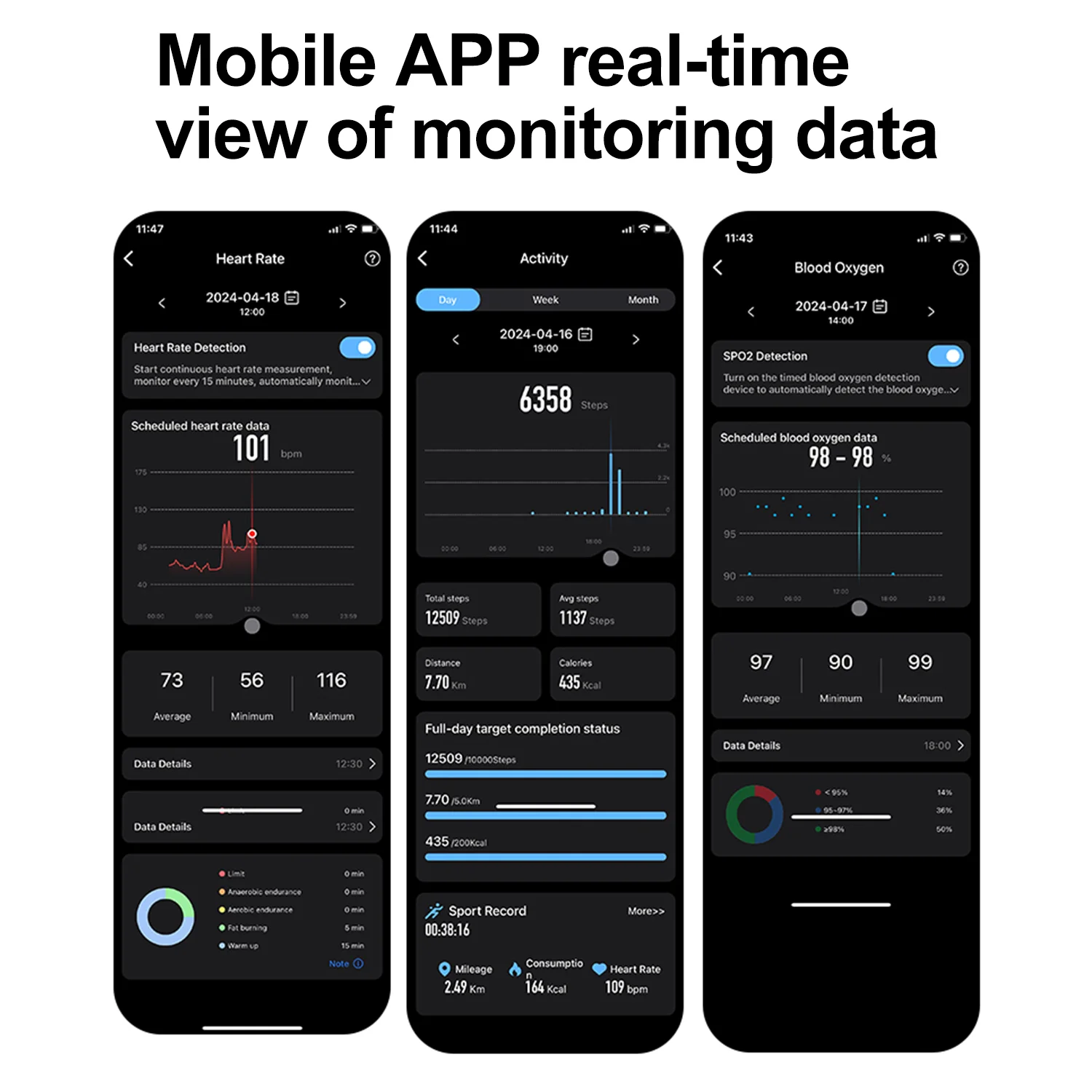 R12 Couple anneau intelligent avec étui de charge moniteur de fréquence cardiaque et de sommeil Modes multi-sport 5ATM anneau intelligent étanche pour hommes femmes