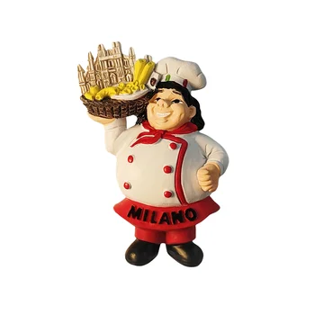 इटली,मिलान,शेफ,चर्च,3D स्टीरियोस्कोपिक,पर्यटन स्मृति चिन्ह,रेज़िन पेंटिंग,घर की सजावट,रेफ्रिजरेटर चुंबक 10 best sales राल चुंबक - №6