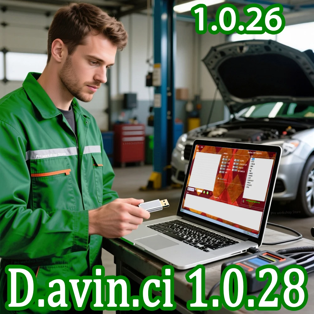 Diagnostic Software 1.0.28 D-avinci 1.0.26 Software For KESS KTAG Repair ECU Chip Programming Tool