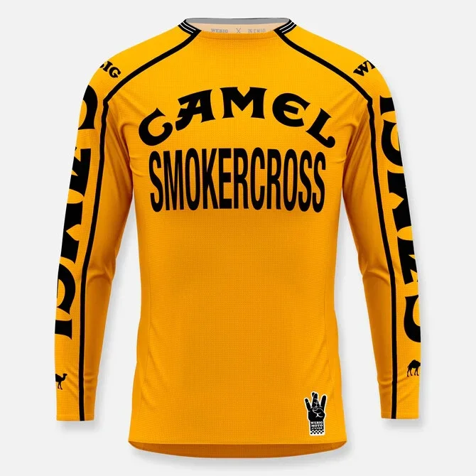 

2025 new motorcycle retro printing T-shirt men's and women's 2K summer long-sleeved T-shirt sweat-absorbing quick-drying T-shirt