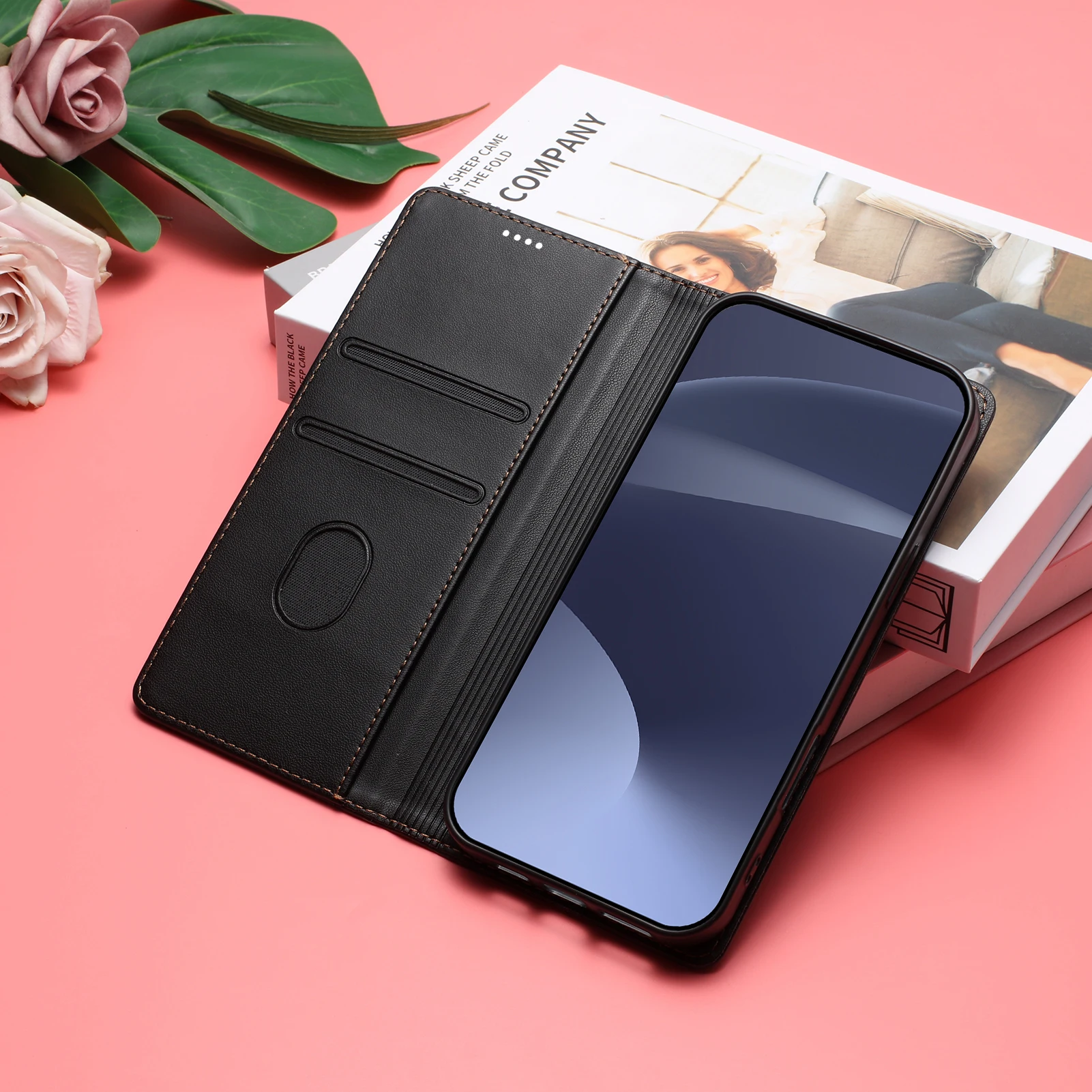 Luxuriöse Handyhülle für Xiaomi Poco X8 X7 X6 X5 Pro F8 F7 F6 F5 Ultra Leder-Kartenetui mit Magnetverschluss Schutzhülle – Detail 12