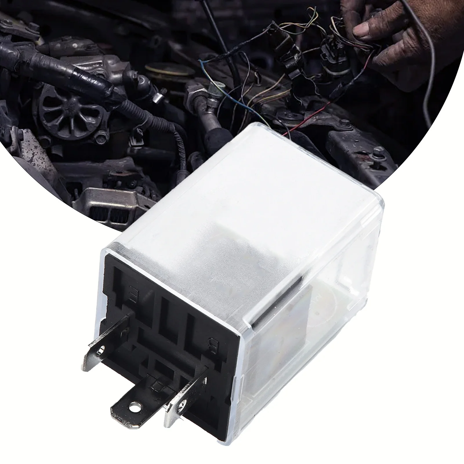 Acessório de relé pisca-pisca led 3 pinos para indicador de carro, sinal de seta de plástico e metal universal para lâmpadas de alta qualidade