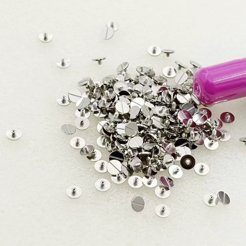 50pcss Watch movement accessories 8205 8213 movement large steel wheel screws 8205 large steel nails