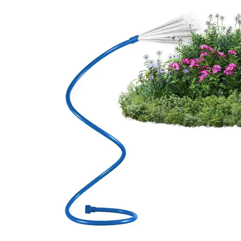 

Misters For Outside Patio 5.2ft Fine Mist Bendable Leakproof Hose Misters For Outside With 2 Nozzles Water Mist Flexible Misting