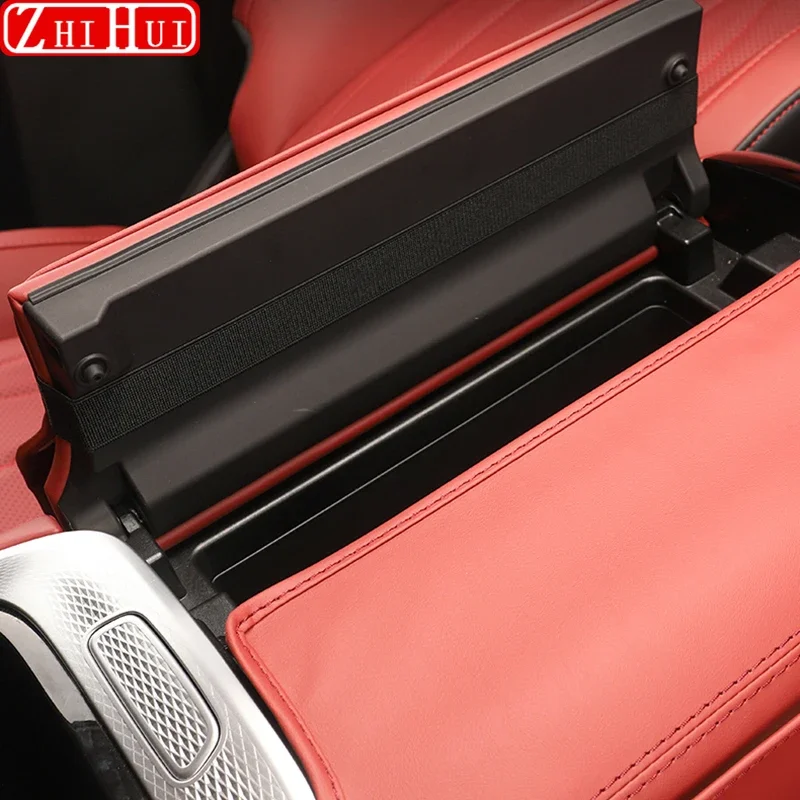 For Chery EXEED RX 2023 2024 Car Styling Armrest Anti-dirty Pad Cover Sticker PU Leather Cover Modificated Auto Accessories