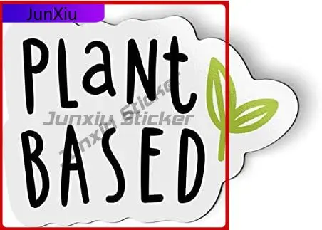 

Plant Based Vegetarian Vegan Cool Car Laptop Boat Bumper Walls Motor Home Walls Accessory Cool Unique Aesthetic Retro Cute