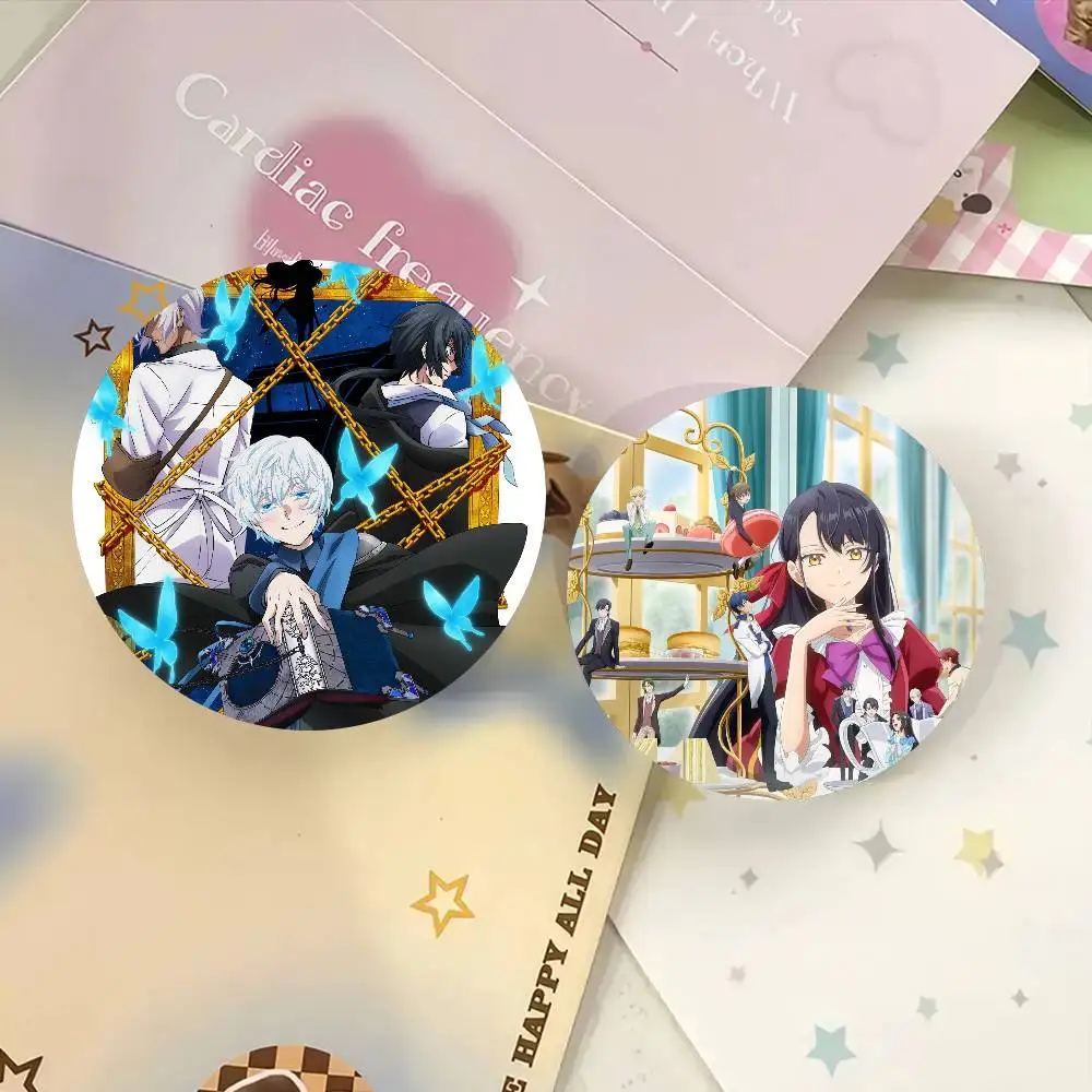 Anime The Case Study Of Vanitas Cartoon Style Badge Brooches On Backpack Decoration Round Enamel Pins For Accessorys