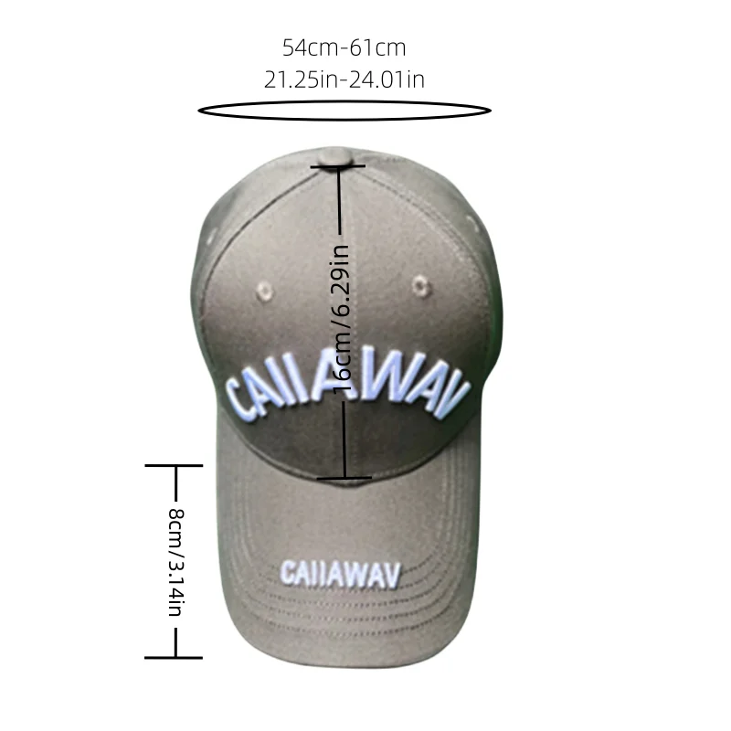 CAIIAWAV Golf cap men\'s new trend sports duck tongue, sweat absorbing and breathable cap, sports sunscreen cap