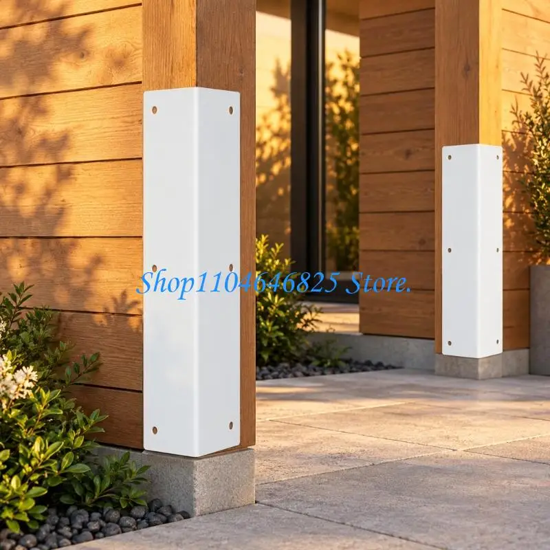 Wall Corner Guard Set with Steel L-Shaped Cover Construction