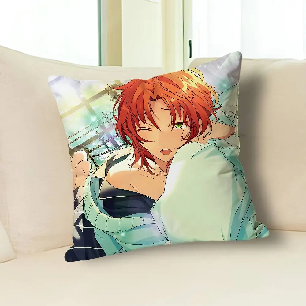 E-Ensemble S-Stars Tsukinaga Leo Cushion Cover Suitable For Sofa Car Bedroom Office Cushions Decorative Pillow Case