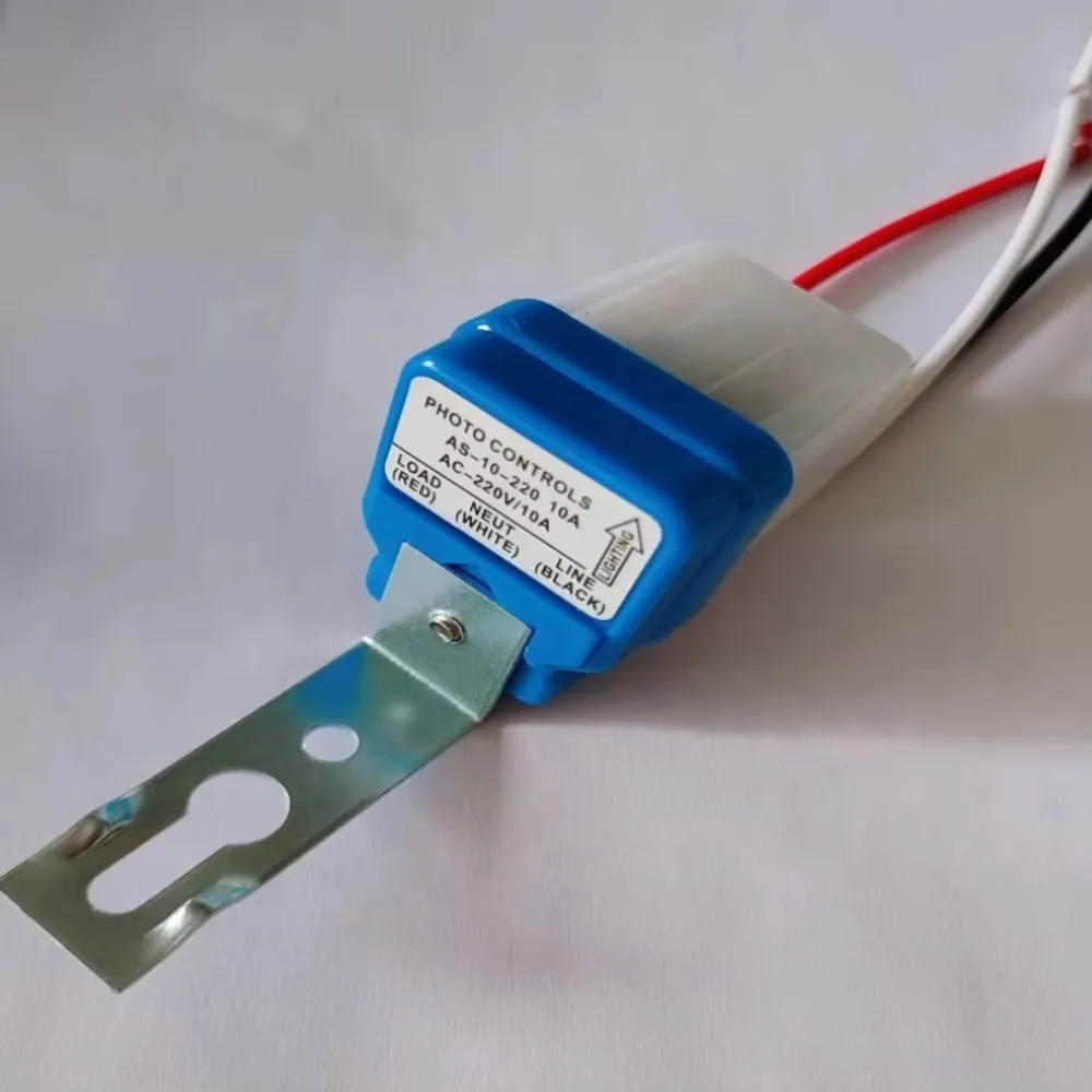 10 개/몫 AS-10 방수 가로등 컨트롤러 자동 가로등 제어 스위치 유도 스위치 220V 110V 24V 12V