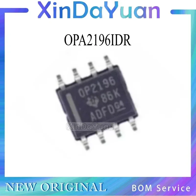 5 pcs  OPA2196IDR  OP2196  SOP-8  Operational Amplifier