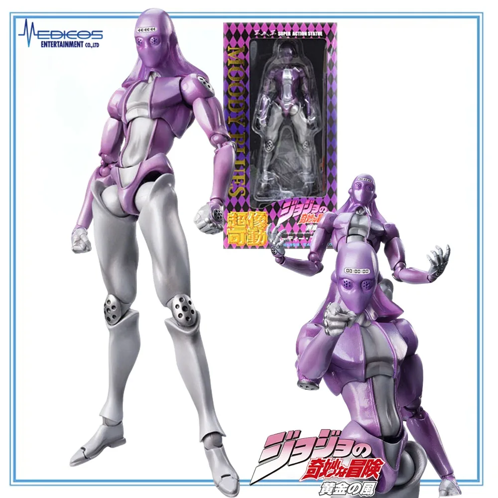

100% Original in Stock Medicos Entertainment Super Action Statue (#57) Ougon No Kaze Moody Blues Action Figure Collection Series