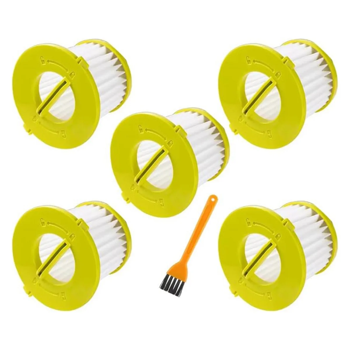 A17G 5pcs Replacement Washable Filter for Ryobi 18V ONE+ PERFORMANCE HAND VACUUM PCL704K, PCL705K,PCL705B,PCL700