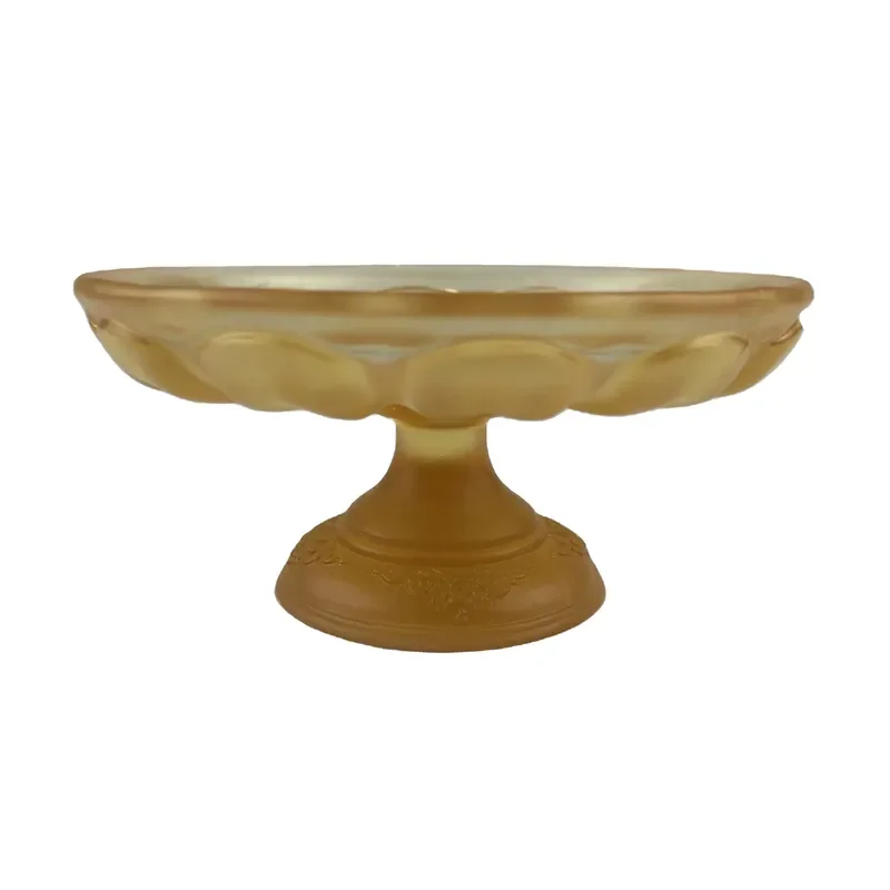 Hand Carved Crystal Glass Fruit Bowl Reusable Decorative Centerpiece for Wedding Party Home Table Decoration Elegant Design